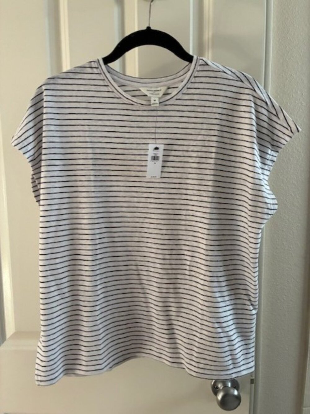 NWT Banana Republic dolman sleeve linen blend T shirt womens size M